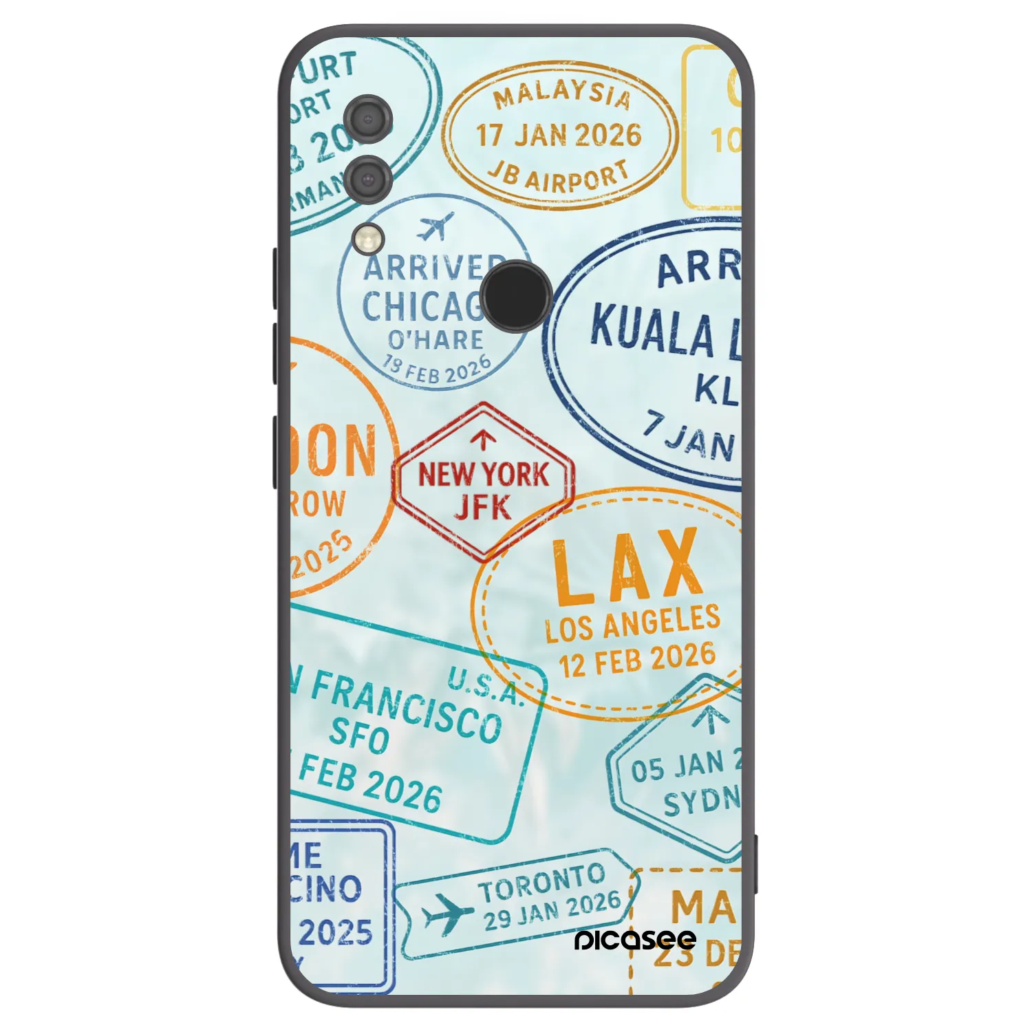 Picasee fekete szilikon tok az alábbi mobiltelefonokra Xiaomi Redmi 7 - PASSPORT EDITION