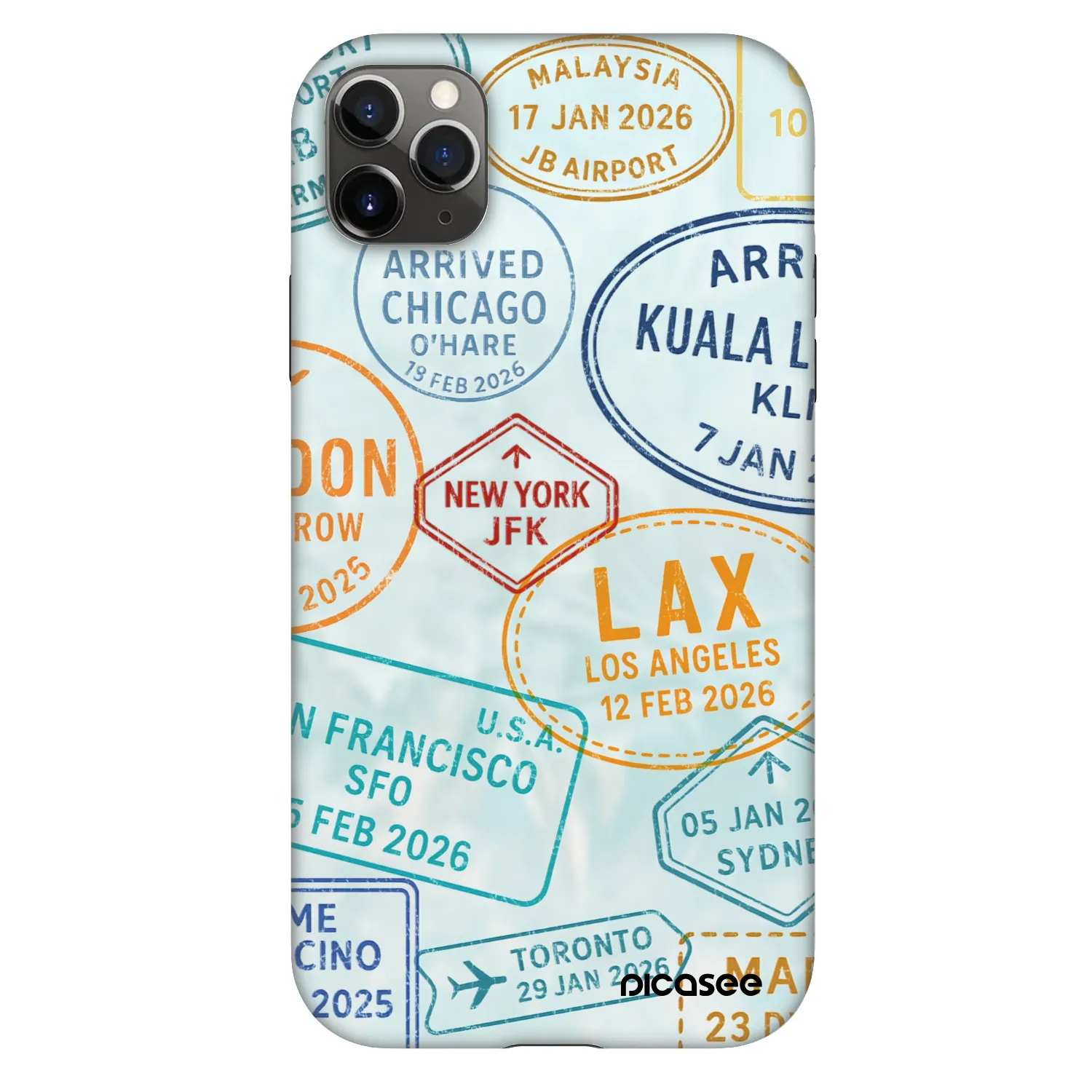 Picasee Fashion Case Apple iPhone 11 Pro Max - PASSPORT EDITION