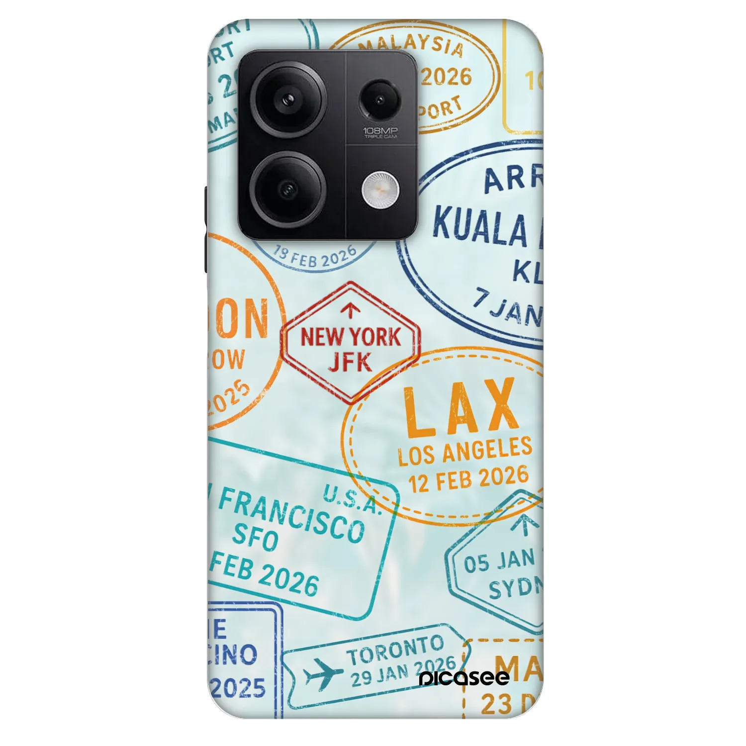 Picasee Fashion Case Xiaomi Redmi Note 13 5G - PASSPORT EDITION