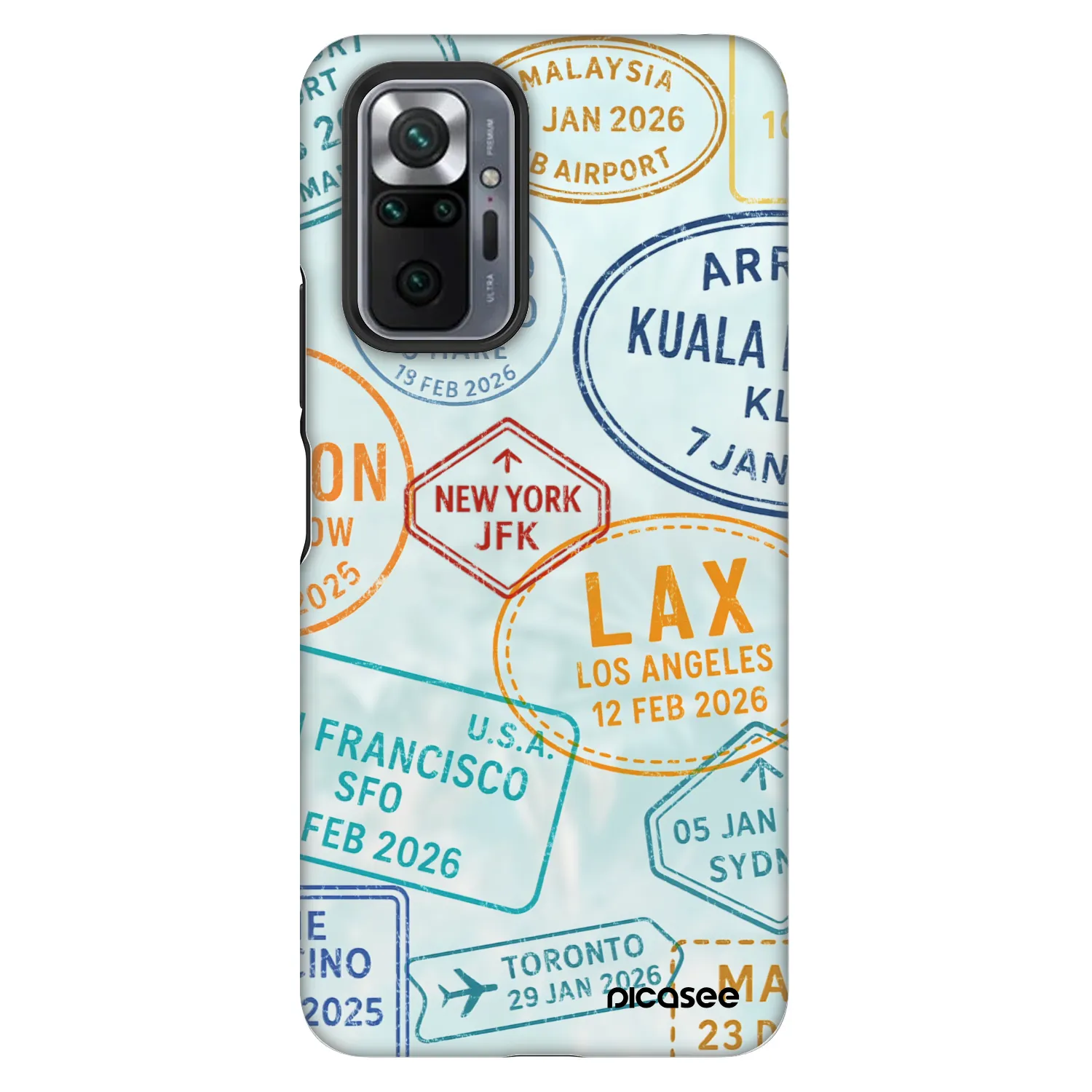 Picasee Fashion Case Xiaomi Redmi Note 10 Pro - PASSPORT EDITION