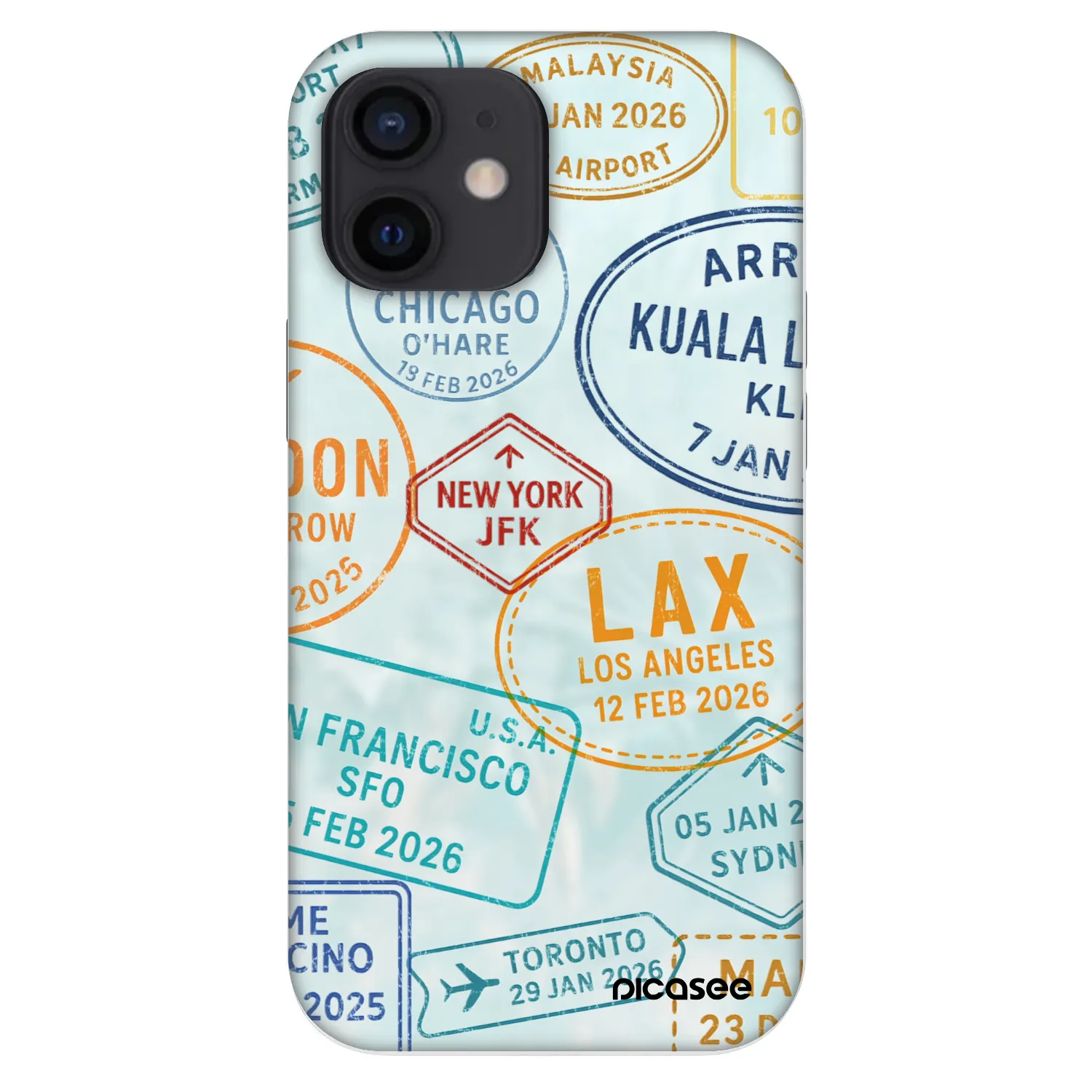 Picasee Fashion Case Apple iPhone 12 mini - PASSPORT EDITION
