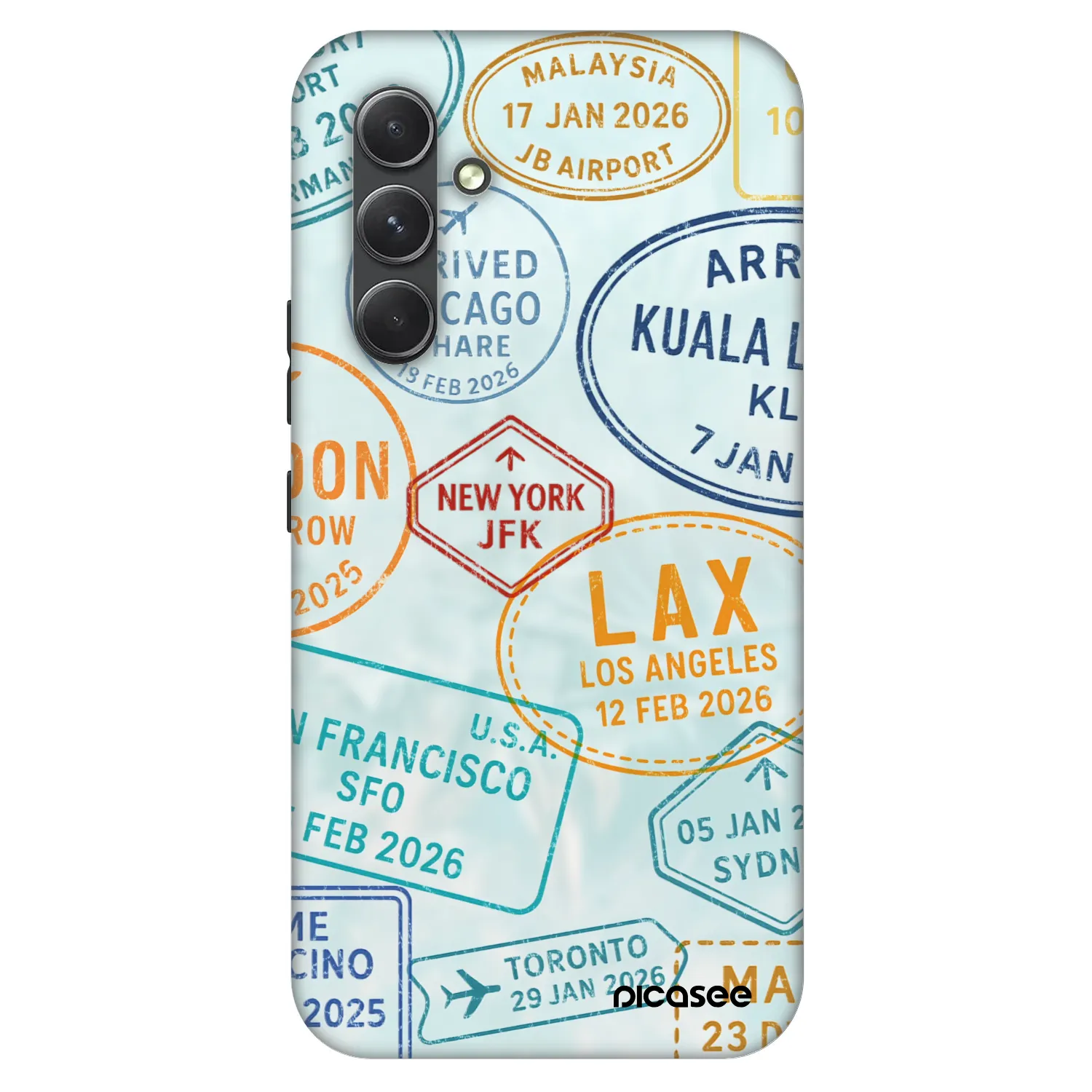 Picasee Fashion Case Samsung Galaxy A54 5G A546B - PASSPORT EDITION
