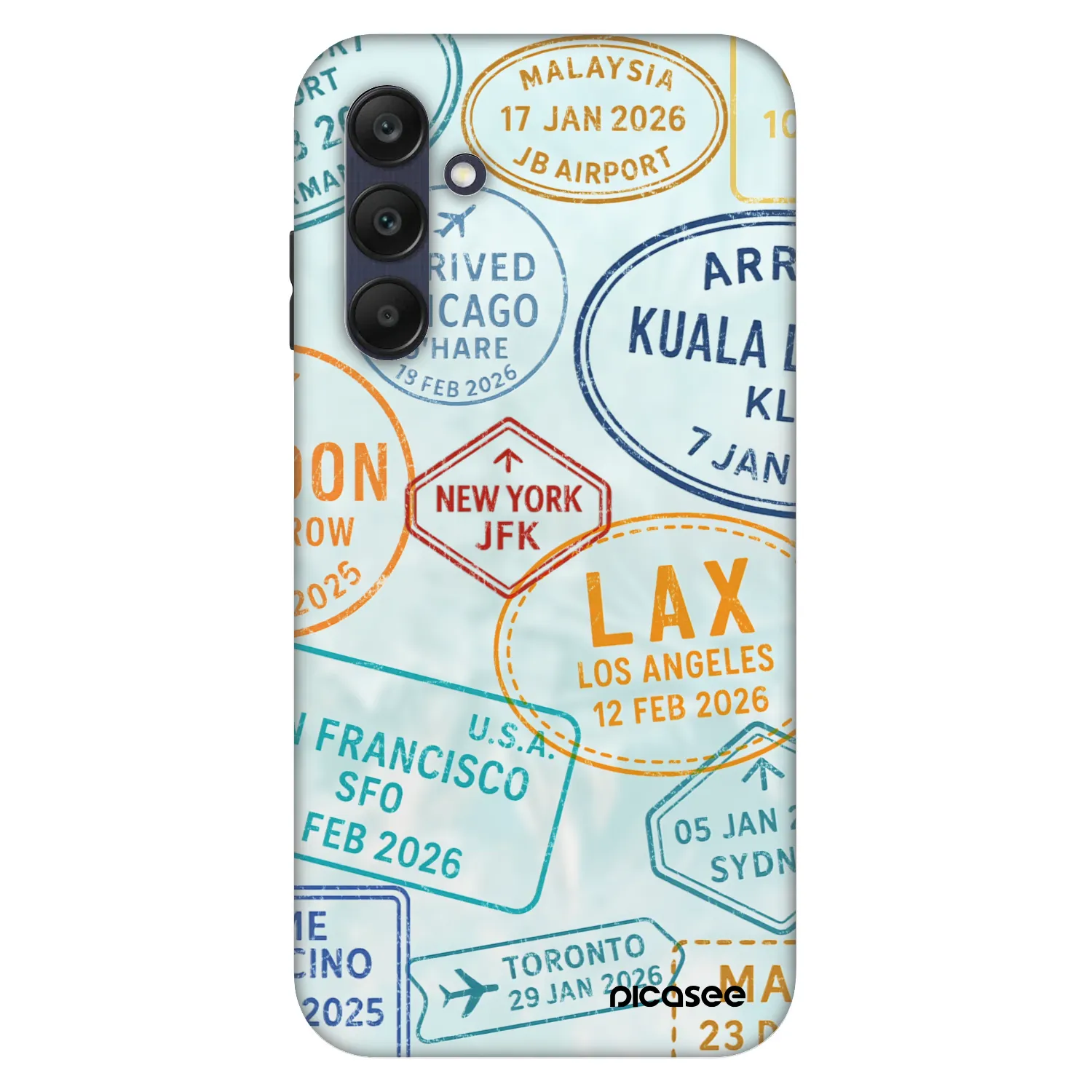 Picasee Fashion Case Samsung Galaxy A25 A256B 5G - PASSPORT EDITION