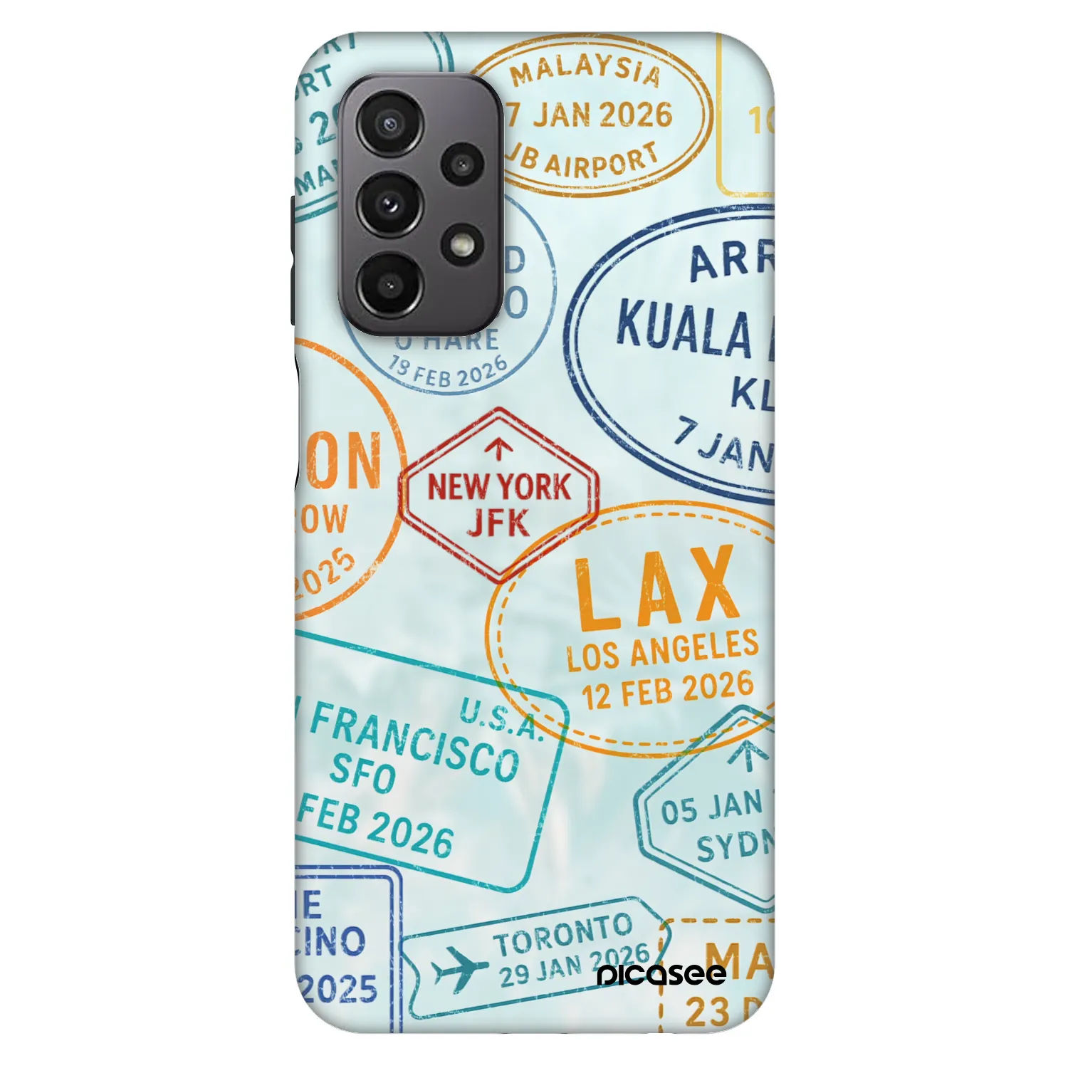 Picasee Fashion Case Samsung Galaxy A23 A236B 5G - PASSPORT EDITION