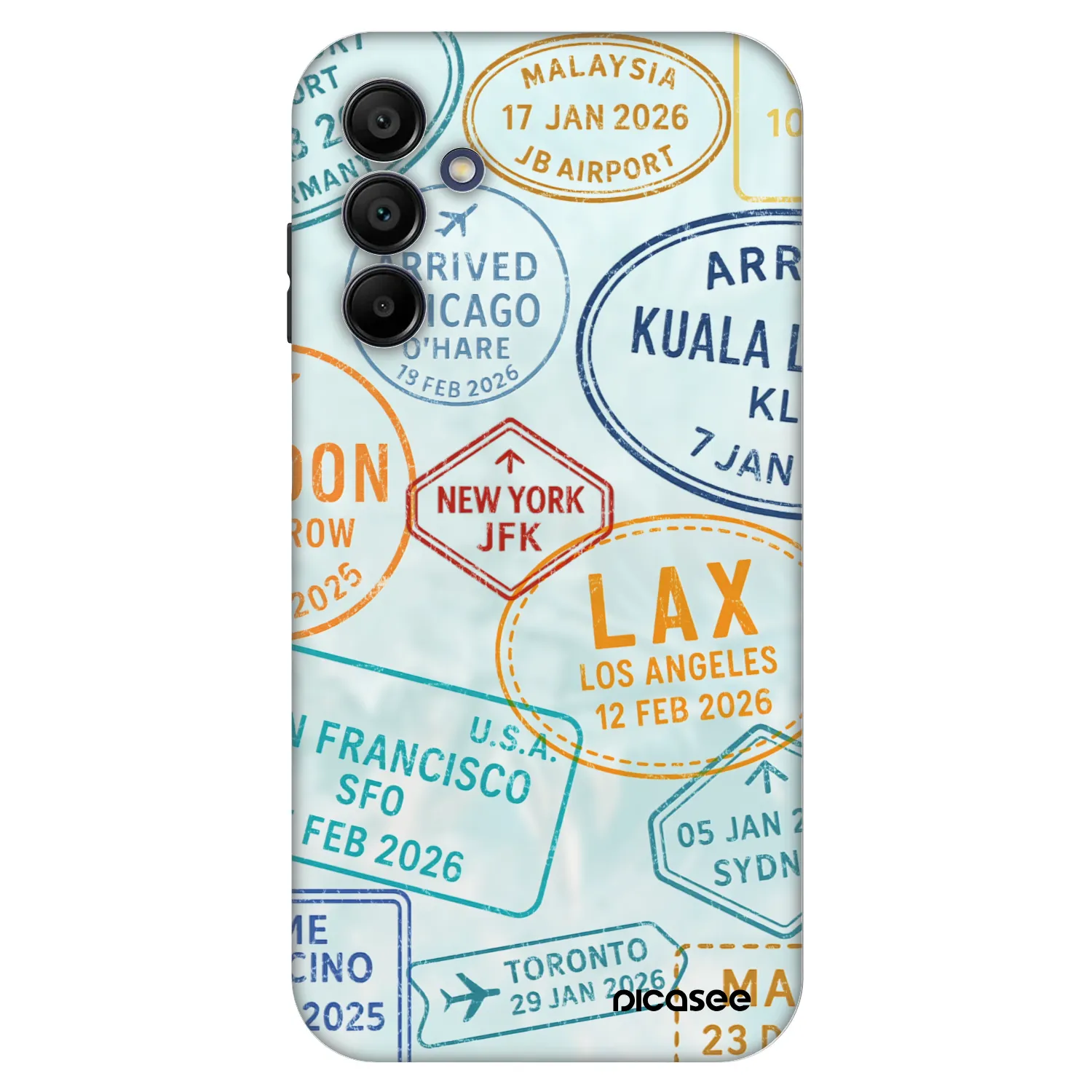 Picasee Fashion Case Samsung Galaxy A15 A155F 4G - PASSPORT EDITION