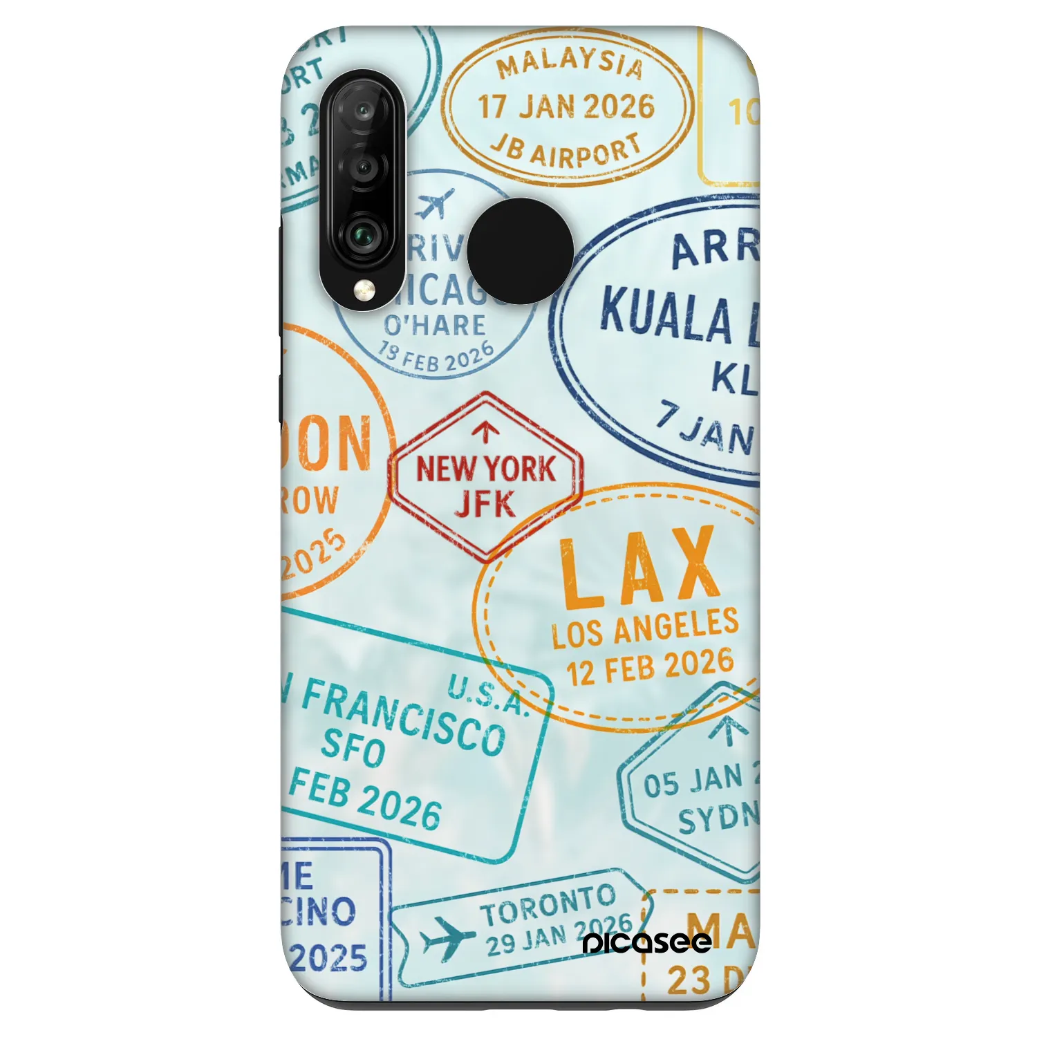 Picasee Fashion Case Huawei P30 Lite - PASSPORT EDITION