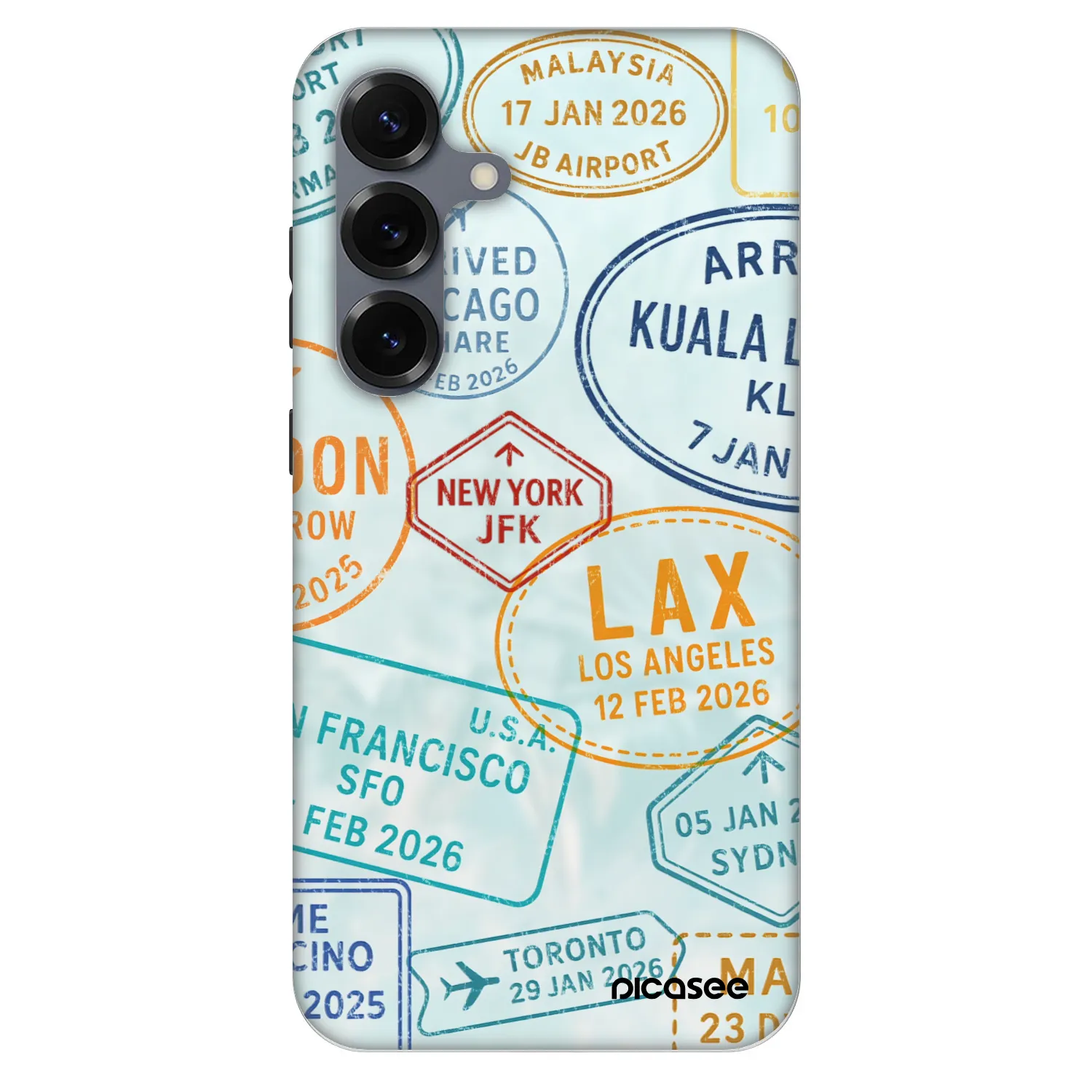 Picasee Fashion Case PowerShare pro Samsung Galaxy S25 5G - PASSPORT EDITION