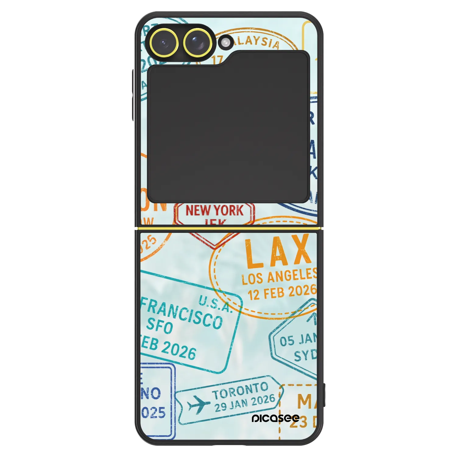 Picasee ULTIMATE CASE Samsung Galaxy Z Flip7 FE 5G - készülékre - PASSPORT EDITION
