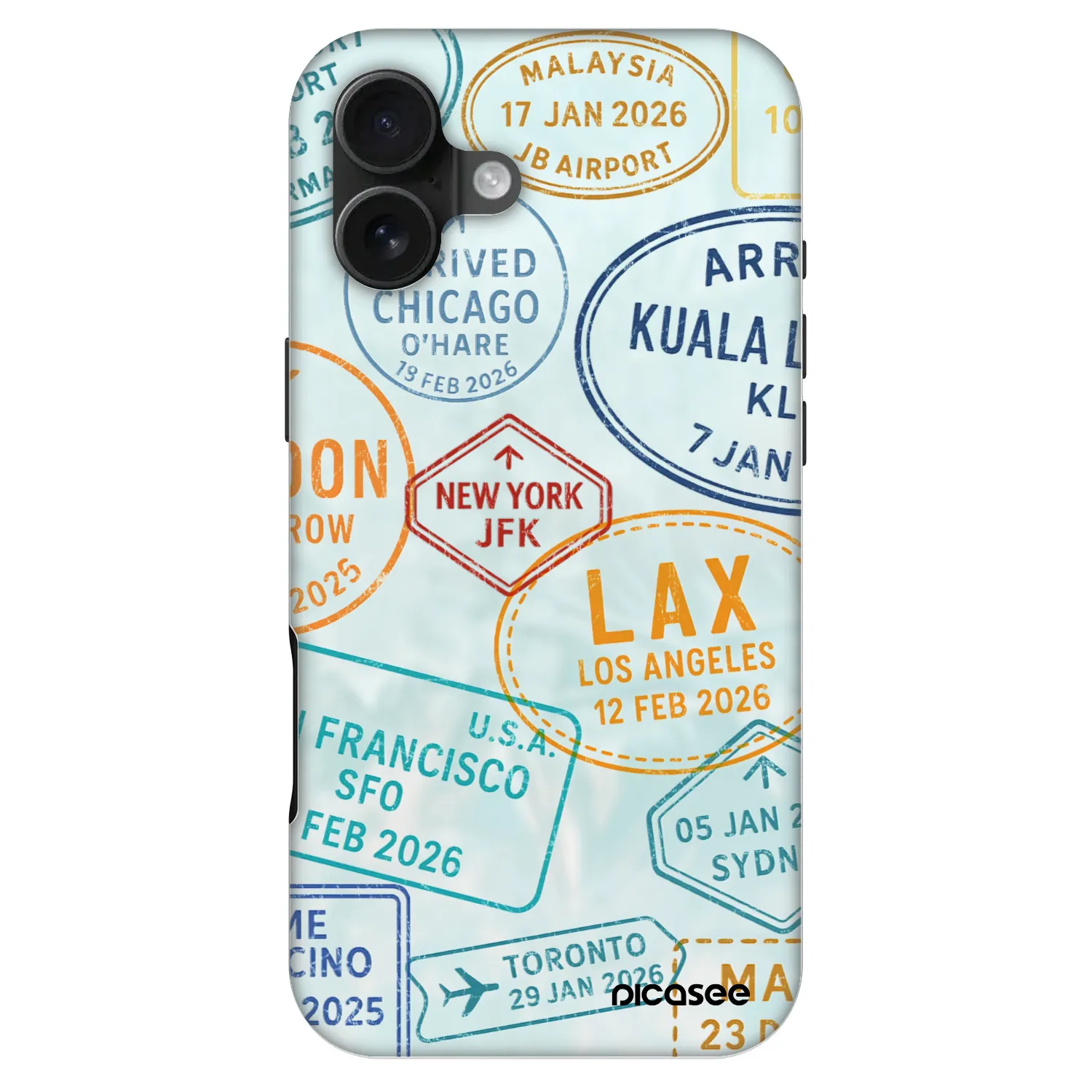 Picasee Fashion Case MagSafe Apple iPhone 16 Plus - PASSPORT EDITION