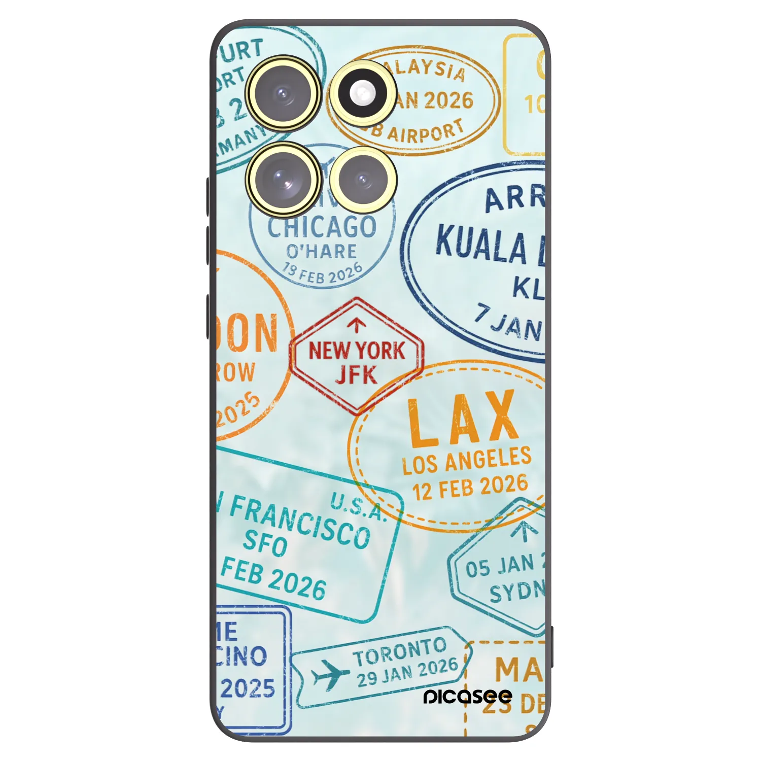 Picasee fekete szilikon tok az alábbi mobiltelefonokra Motorola Moto G86 5G - PASSPORT EDITION