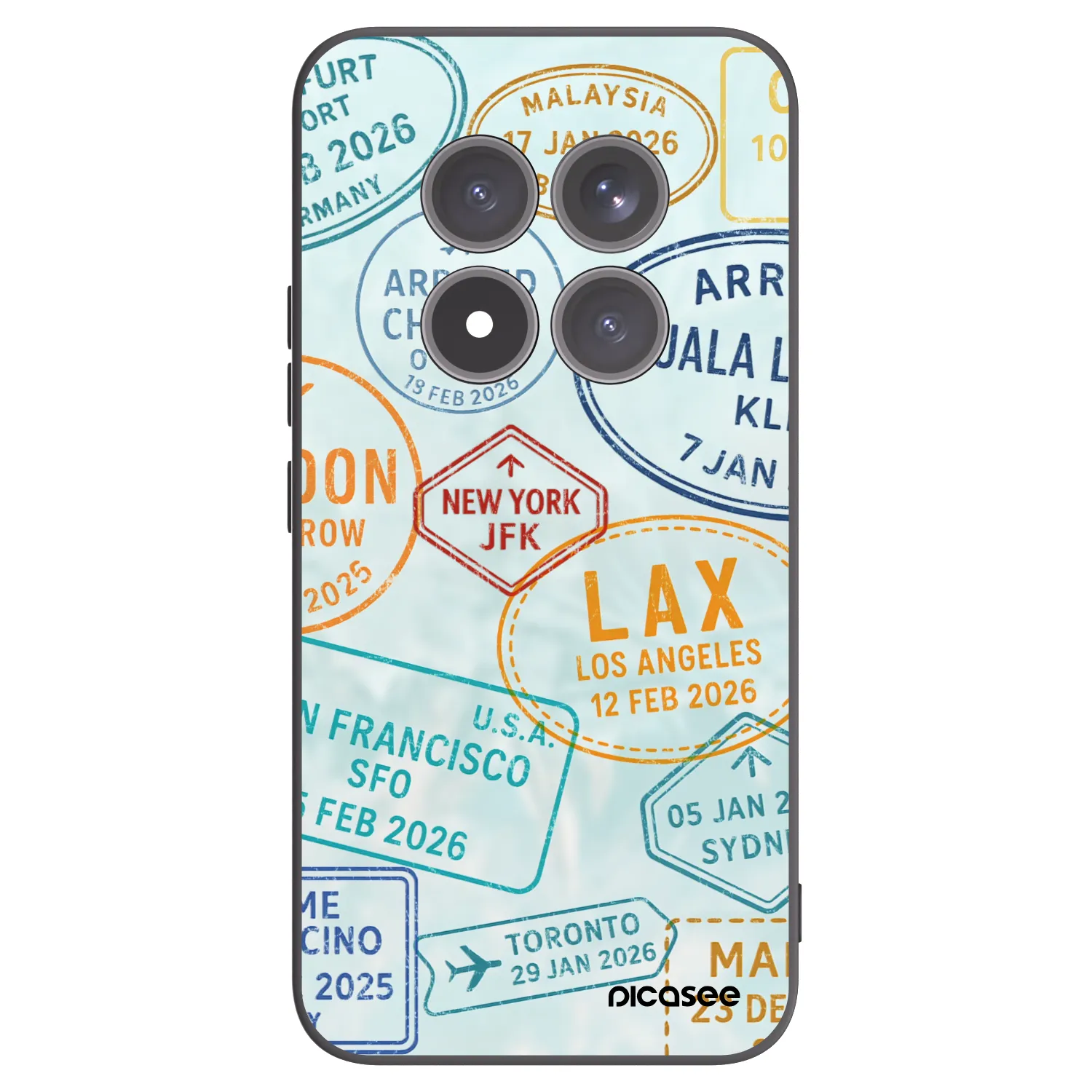 Picasee fekete szilikon tok az alábbi mobiltelefonokra Xiaomi Redmi Note 15 Pro+ - PASSPORT EDITION