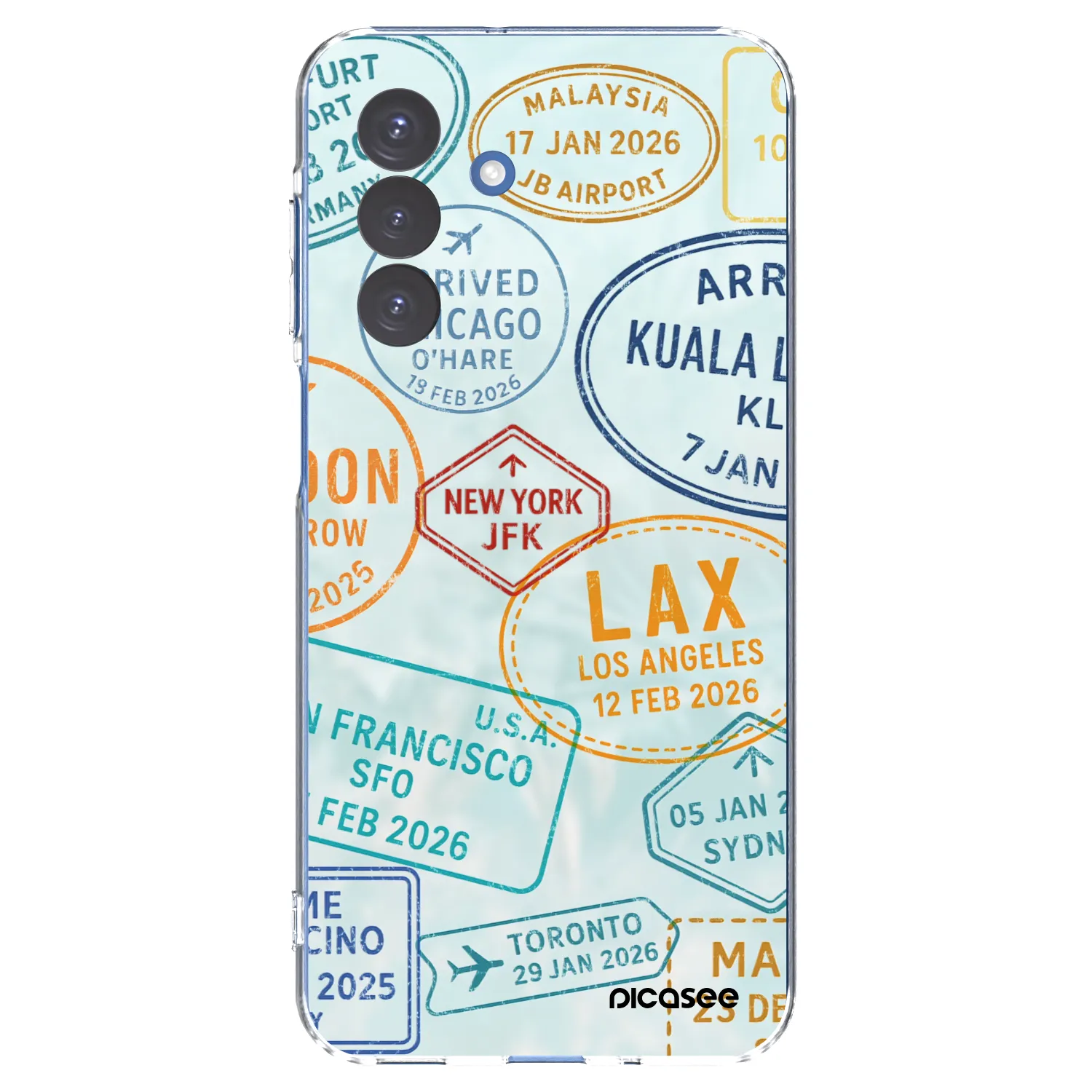 Picasee átlátszó szilikon tok az alábbi mobiltelefonokra Samsung Galaxy A17 5G - PASSPORT EDITION