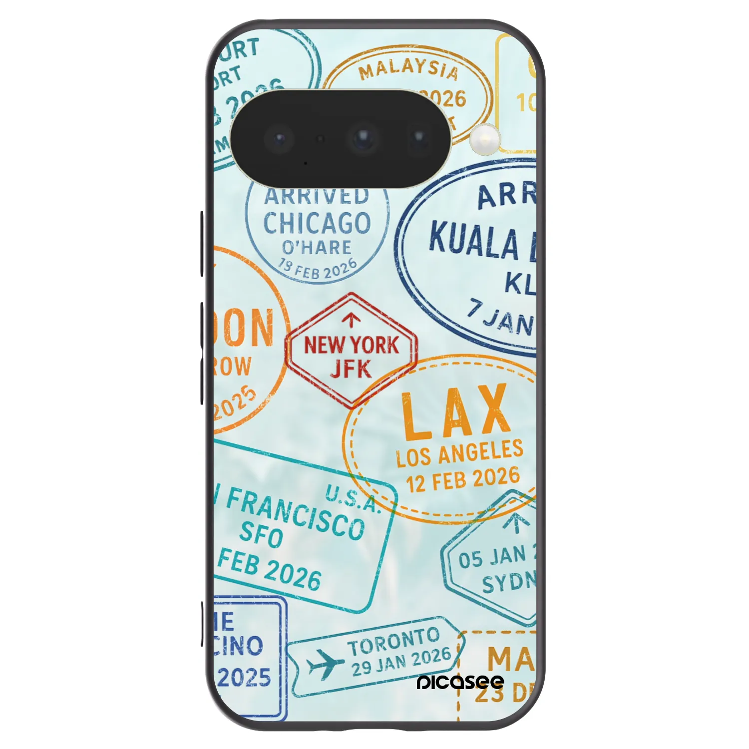 Picasee fekete szilikon tok az alábbi mobiltelefonokra Google Pixel 10 - PASSPORT EDITION
