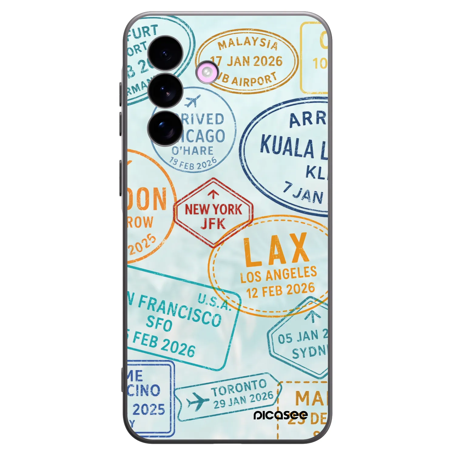 Picasee fekete szilikon tok az alábbi mobiltelefonokra Samsung Galaxy A57 5G - PASSPORT EDITION