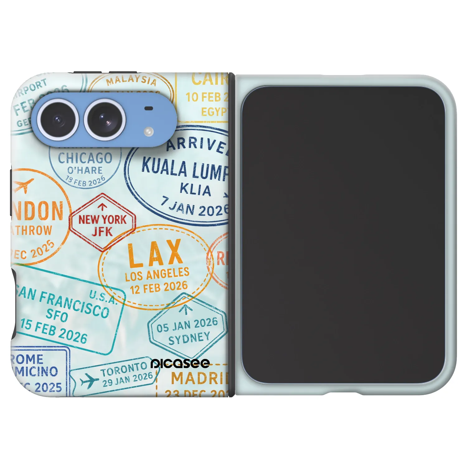 Picasee Fashion Case MagSafe Apple iPhone Duo - PASSPORT EDITION