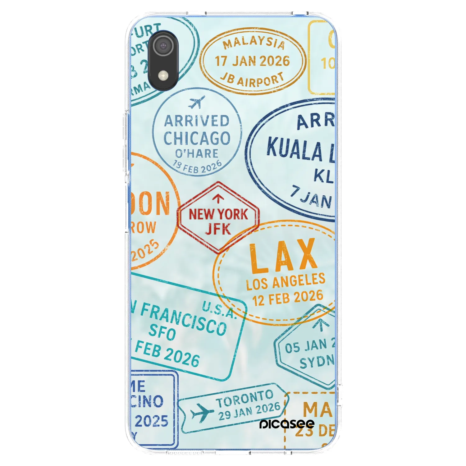 Picasee átlátszó szilikon tok az alábbi mobiltelefonokra Xiaomi Redmi 7A - PASSPORT EDITION