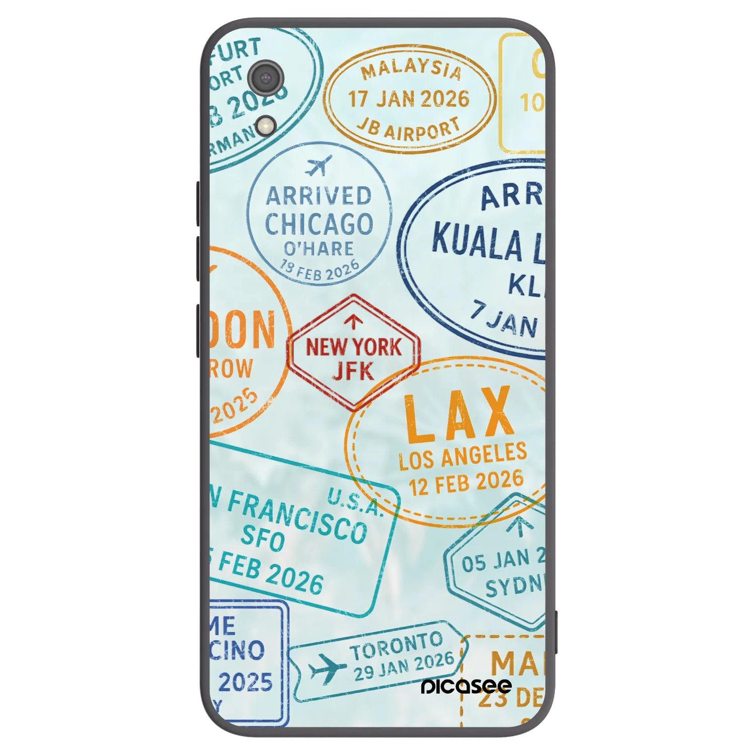 Picasee fekete szilikon tok az alábbi mobiltelefonokra Xiaomi Redmi 7A - PASSPORT EDITION