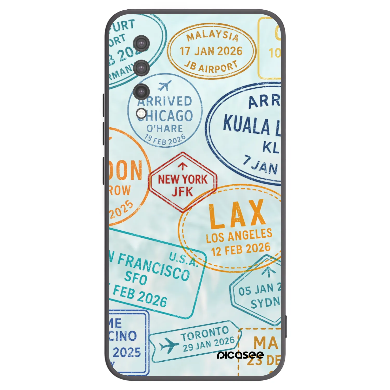 Picasee fekete szilikon tok az alábbi mobiltelefonokra Xiaomi Mi 9 Lite - PASSPORT EDITION