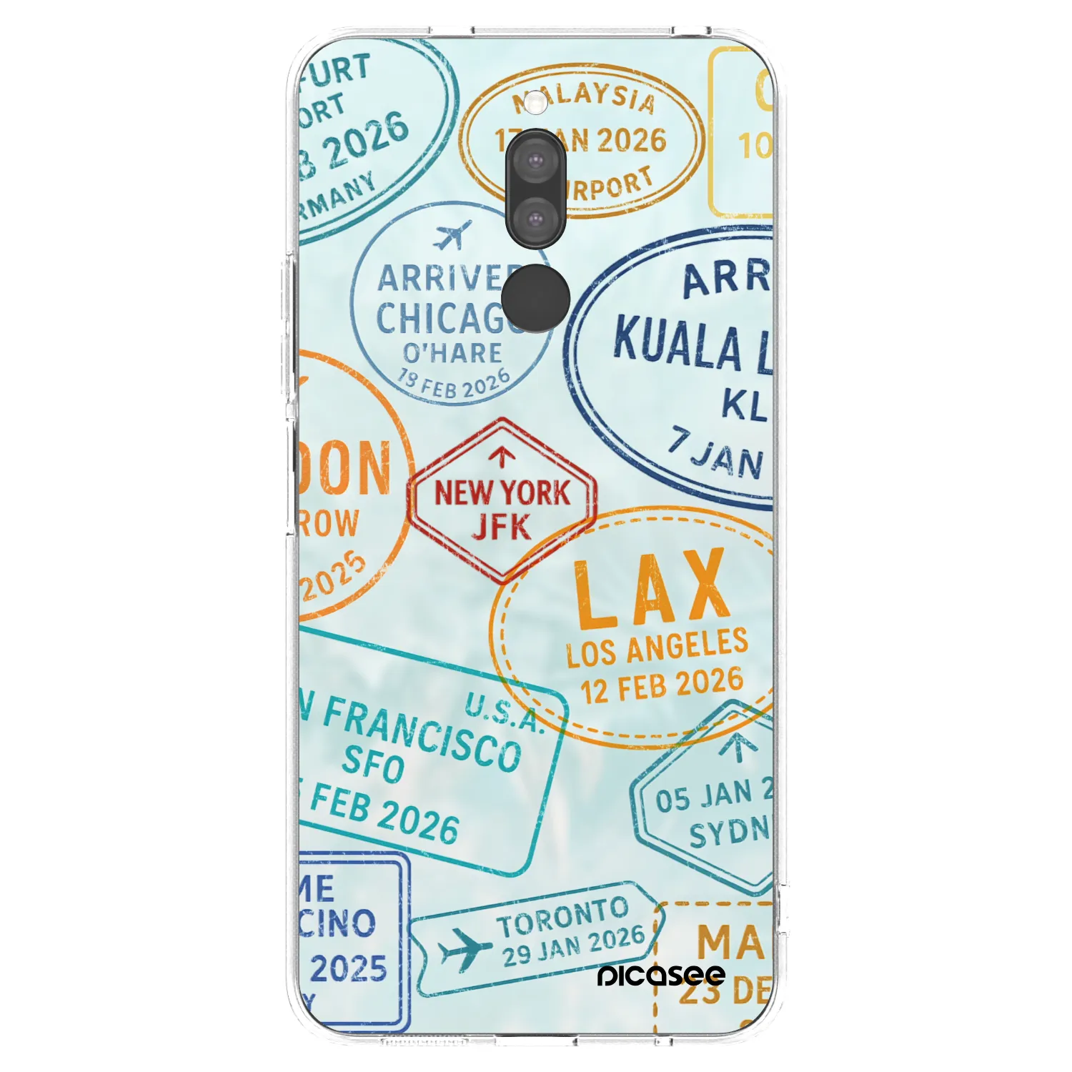 Picasee átlátszó szilikon tok az alábbi mobiltelefonokra Xiaomi Redmi 8 - PASSPORT EDITION