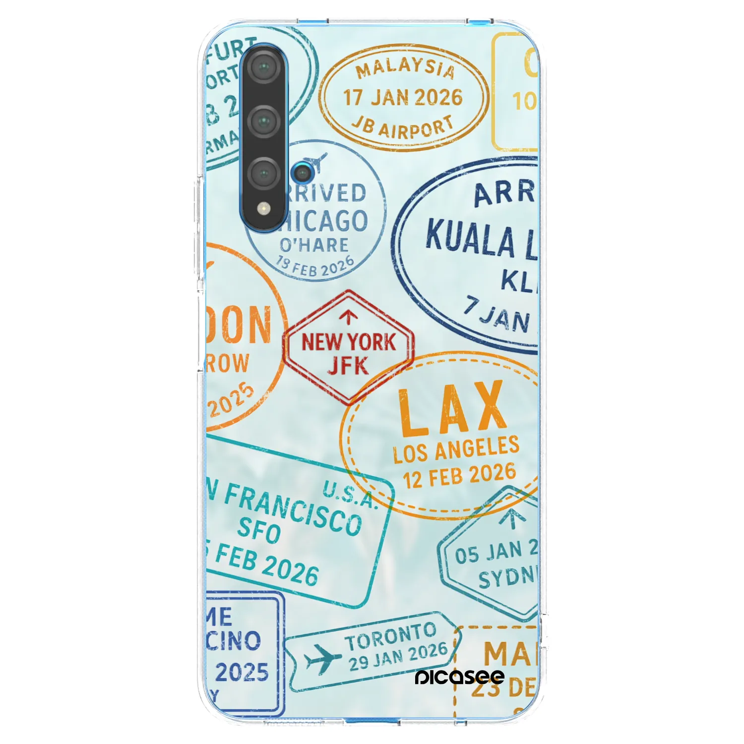 Picasee átlátszó szilikon tok az alábbi mobiltelefonokra Huawei Nova 5T - PASSPORT EDITION