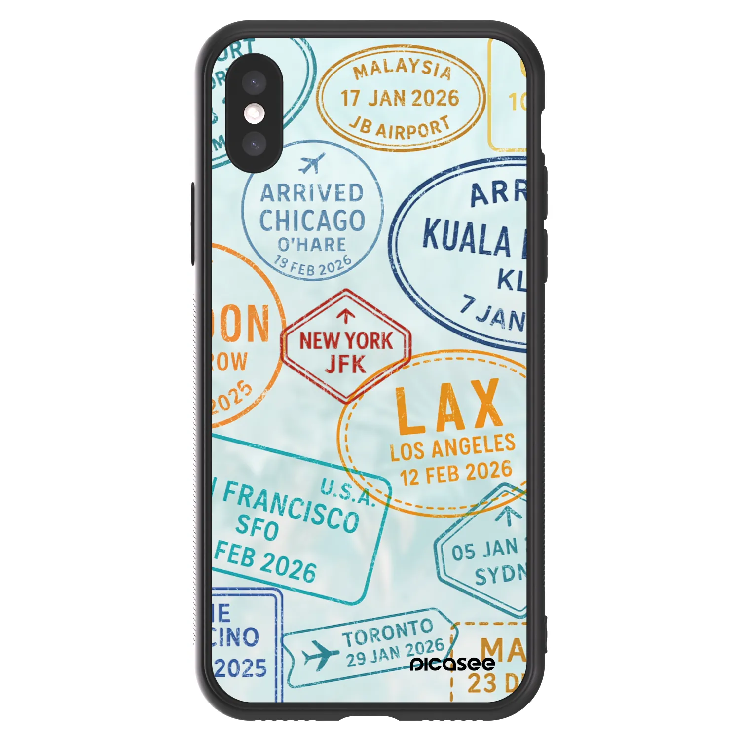 Picasee ULTIMATE CASE Apple iPhone X/XS - készülékre - PASSPORT EDITION