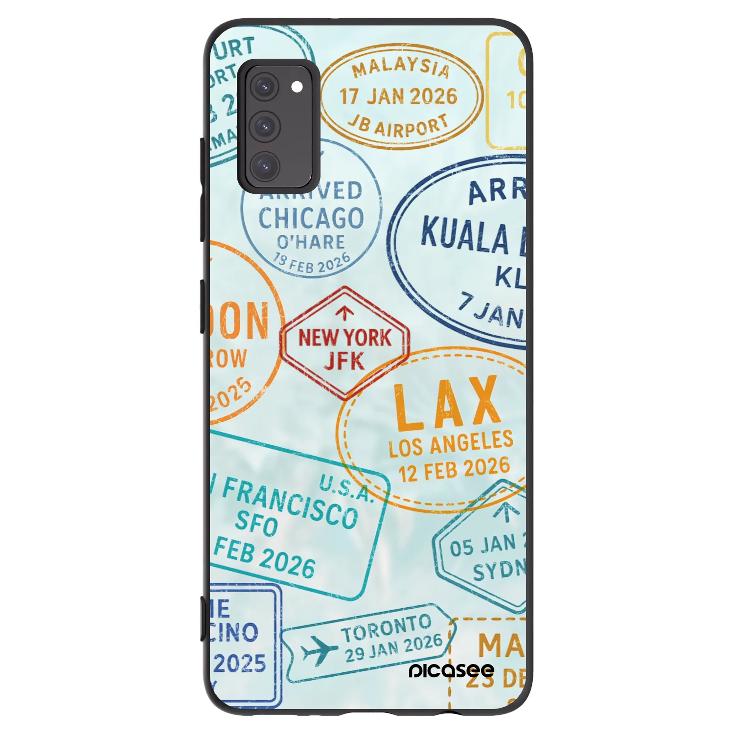 Picasee fekete szilikon tok az alábbi mobiltelefonokra Samsung Galaxy A41 A415F - PASSPORT EDITION