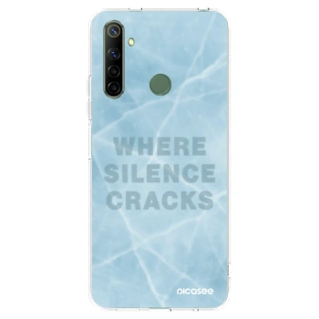Picasee átlátszó szilikon tok az alábbi mobiltelefonokra Realme 6i - SILENCE