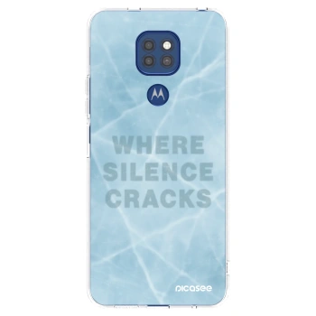 Picasee átlátszó szilikon tok az alábbi mobiltelefonokra Motorola Moto G9 Play - SILENCE