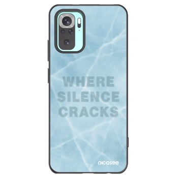 Picasee fekete szilikon tok az alábbi mobiltelefonokra Xiaomi Redmi Note 10 Pro - SILENCE