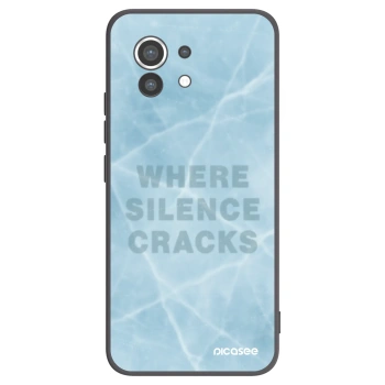 Picasee fekete szilikon tok az alábbi mobiltelefonokra Xiaomi Mi 11 - SILENCE