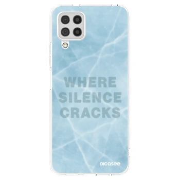 Picasee átlátszó szilikon tok az alábbi mobiltelefonokra Samsung Galaxy A22 A225F 4G - SILENCE