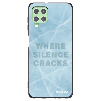 Picasee fekete szilikon tok az alábbi mobiltelefonokra Samsung Galaxy A22 A225F 4G - SILENCE