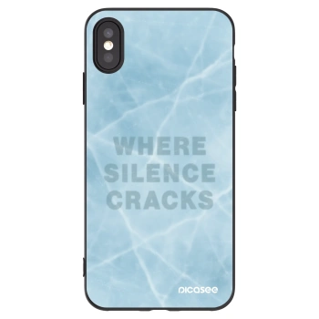 Picasee fekete szilikon tok az alábbi mobiltelefonokra Apple iPhone XS Max - SILENCE