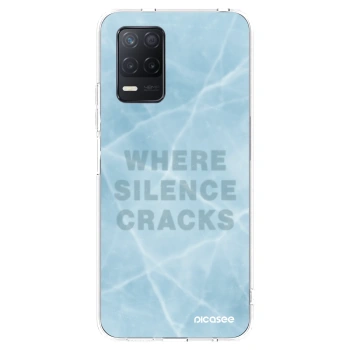 Picasee átlátszó szilikon tok az alábbi mobiltelefonokra Realme 8 5G - SILENCE