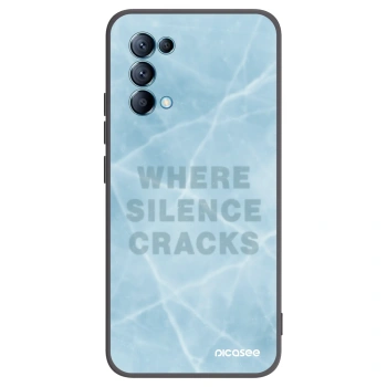 Picasee fekete szilikon tok az alábbi mobiltelefonokra OPPO Reno 5 5G - SILENCE
