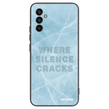 Picasee fekete szilikon tok az alábbi mobiltelefonokra Samsung Galaxy M13 M135F - SILENCE