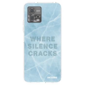 Picasee átlátszó szilikon tok az alábbi mobiltelefonokra Motorola Moto G72 - SILENCE