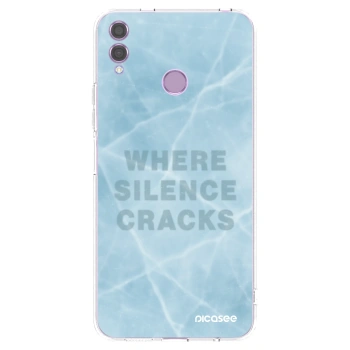 Picasee átlátszó szilikon tok az alábbi mobiltelefonokra Honor 8X - SILENCE