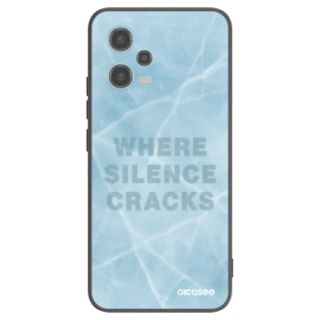 Picasee fekete szilikon tok az alábbi mobiltelefonokra Xiaomi Redmi Note 12 5G - SILENCE