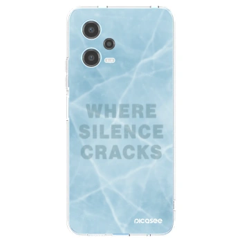 Picasee átlátszó szilikon tok az alábbi mobiltelefonokra Xiaomi Redmi Note 12 5G - SILENCE