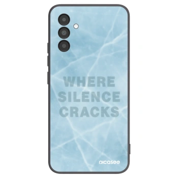 Picasee fekete szilikon tok az alábbi mobiltelefonokra Samsung Galaxy A04s A047F - SILENCE