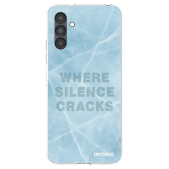 Picasee átlátszó szilikon tok az alábbi mobiltelefonokra Samsung Galaxy A04s A047F - SILENCE