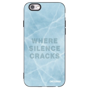 Picasee fekete szilikon tok az alábbi mobiltelefonokra Apple iPhone 6/6S - SILENCE