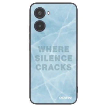 Picasee fekete szilikon tok az alábbi mobiltelefonokra Realme 10 4G - SILENCE