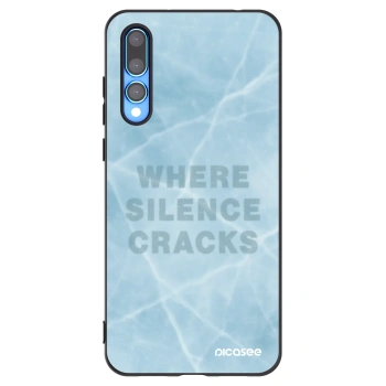 Picasee fekete szilikon tok az alábbi mobiltelefonokra Huawei P20 Pro - SILENCE
