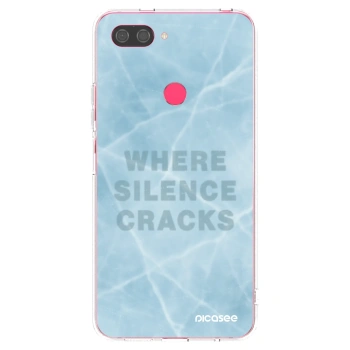 Picasee átlátszó szilikon tok az alábbi mobiltelefonokra Xiaomi Mi 8 Lite - SILENCE