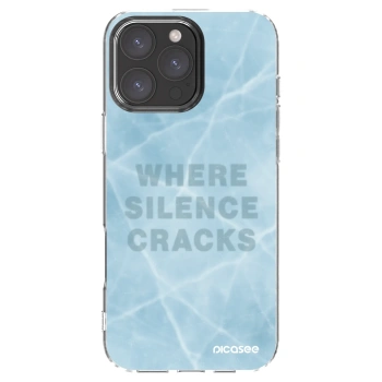 Picasee átlátszó szilikon tok az alábbi mobiltelefonokra Apple iPhone 16 Pro Max - SILENCE