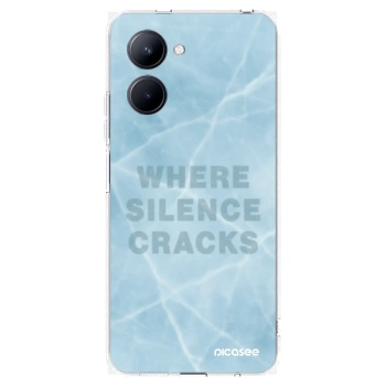 Picasee átlátszó szilikon tok az alábbi mobiltelefonokra Realme C33 (2023) - SILENCE