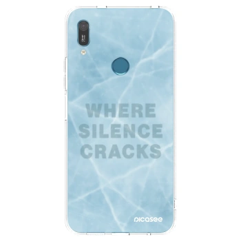Picasee átlátszó szilikon tok az alábbi mobiltelefonokra Huawei Y6 2019 - SILENCE
