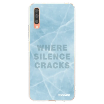 Picasee átlátszó szilikon tok az alábbi mobiltelefonokra Samsung Galaxy A70 A705F - SILENCE